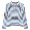 Clothing & Accessories Gustav Denmark | Gustav Denmark - 52408 3724- Shanne Striped Knit Blue Nights