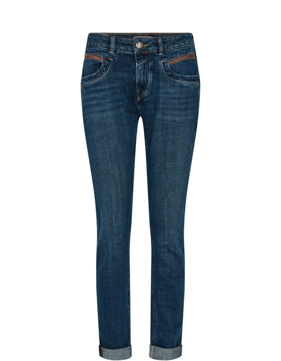 Clothing & Accessories Mos Mosh | Mosh Mosh - 155620 - Naomi Subtle Jeans Dark Blue