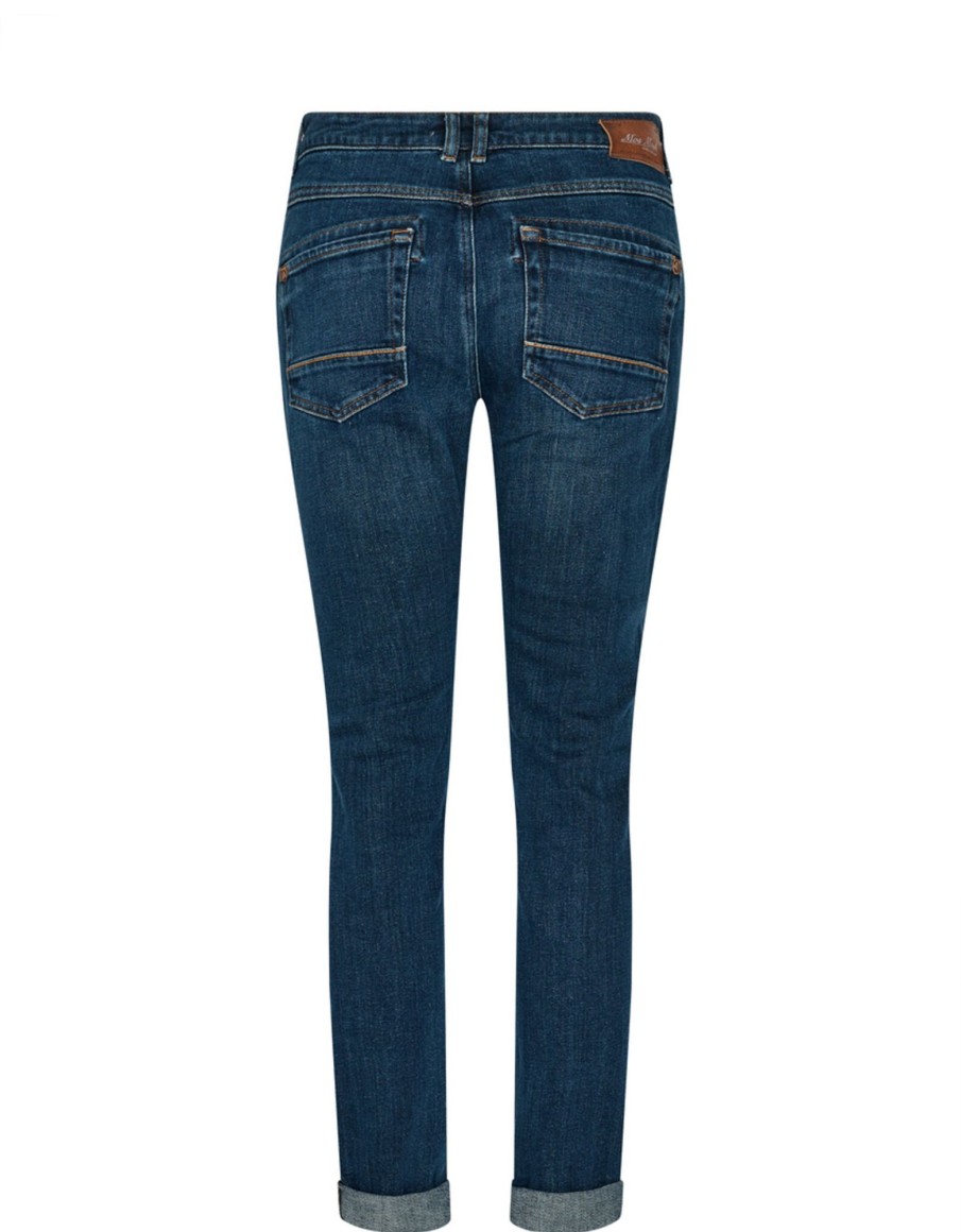 Clothing & Accessories Mos Mosh | Mosh Mosh - 155620 - Naomi Subtle Jeans Dark Blue