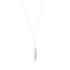 Clothing & Accessories A beautiful Story | A Beautiful Story - Delicate Feather Necklace - Sterling Silver