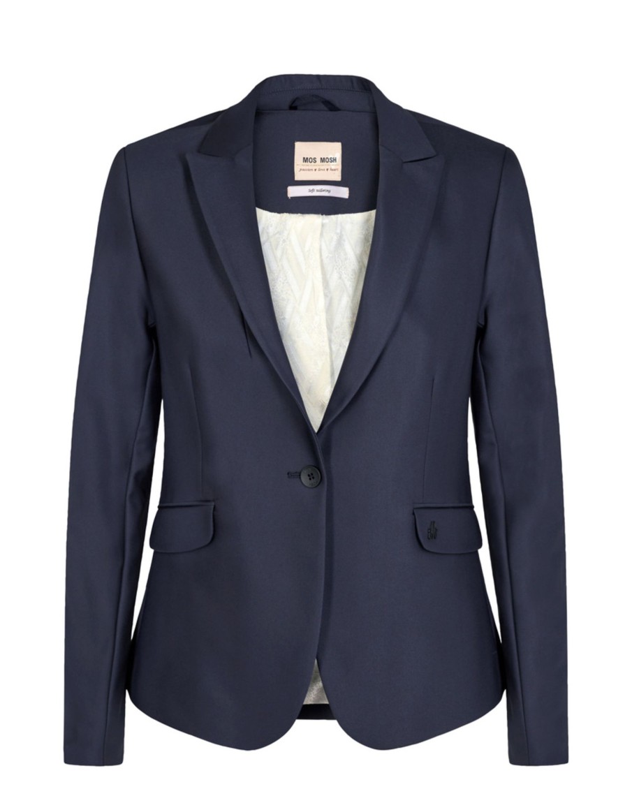 Clothing & Accessories Mos Mosh | Mos Mosh - 112579 - Blake Night Sustainable Blazer