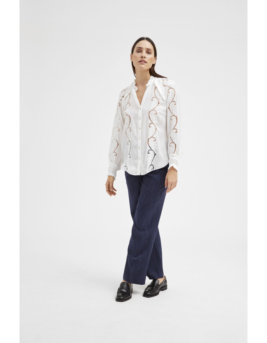 Clothing & Accessories Gustav Denmark | Gustav - 52630 7391 - Tara Shirt White