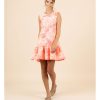 Clothing & Accessories Fee G | Fee G - 7468140 - Madison - Cute Sleeveless Dress Coral