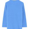 Clothing & Accessories Gustav Denmark | 52419 3701 - Indy Knit With Slit Cyan Blue