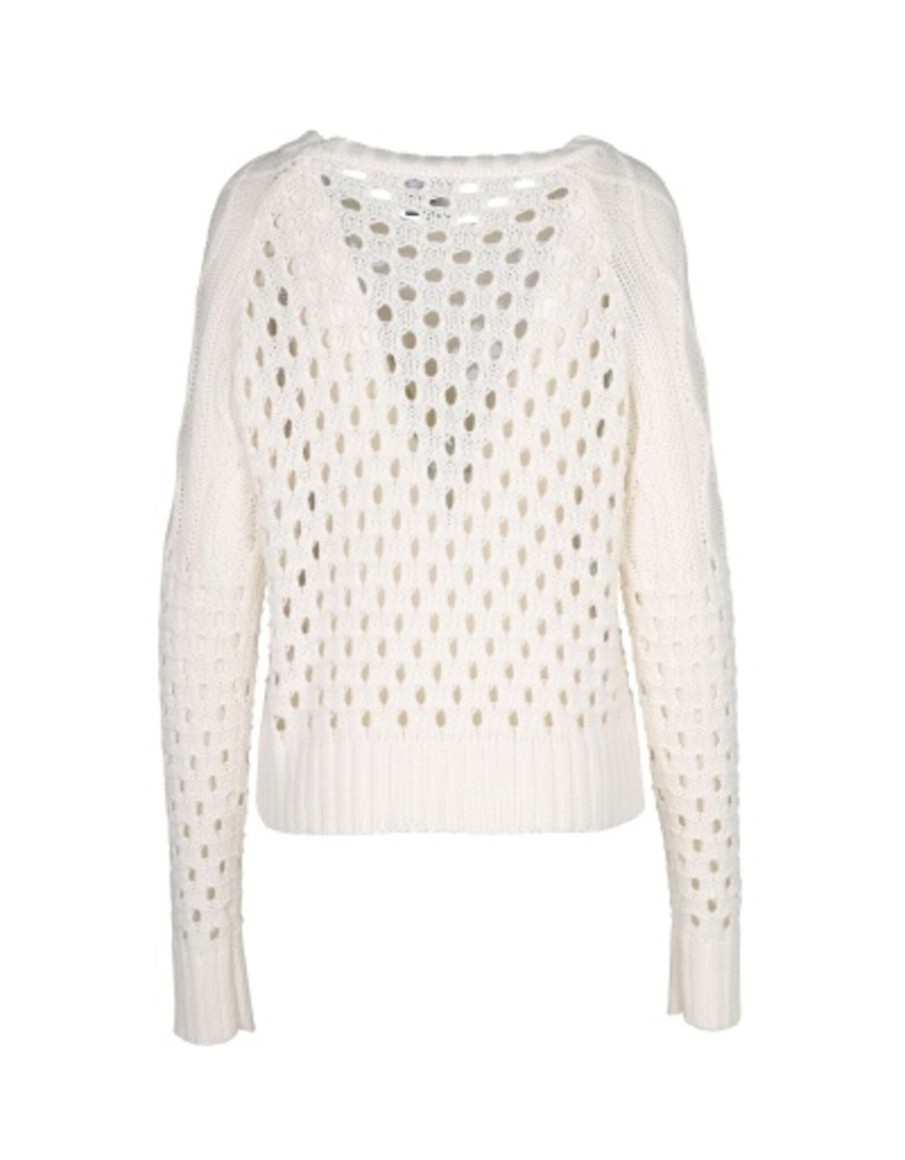 Clothing & Accessories Nu Denmark | Nu Denmark - 7952-50 - Titti Blouse Knit Creme