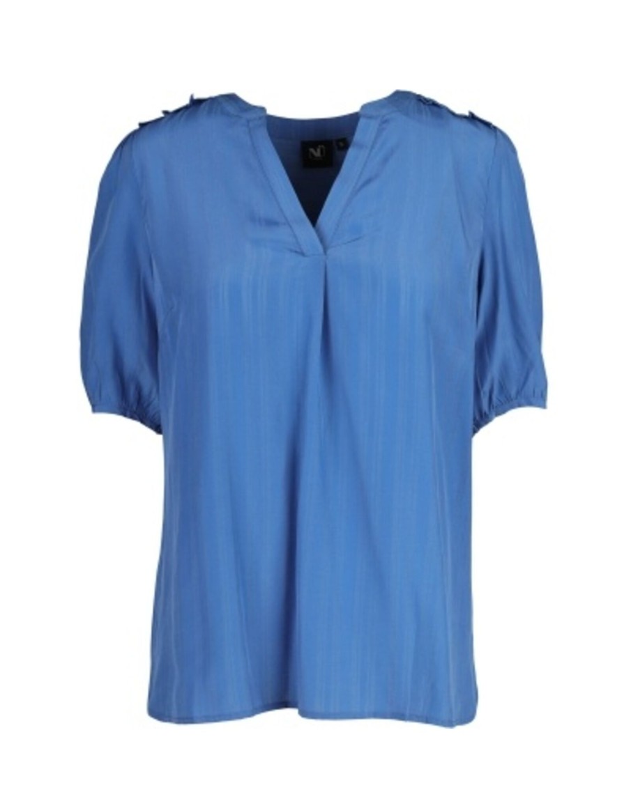 Clothing & Accessories Nu Denmark | Nu Denmark - 7956-46 - Tippie Top Fresh Blue