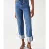 Clothing & Accessories Salsa Jeans | Salsa- 21008067- Straight Faith Push In Light Blue