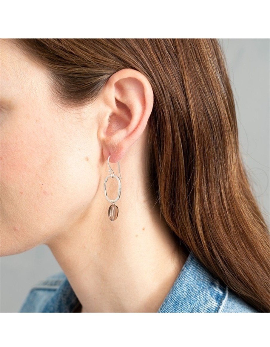 Clothing & Accessories A beautiful Story | A Beautiful Story - Graceful Silver Plated Earrings