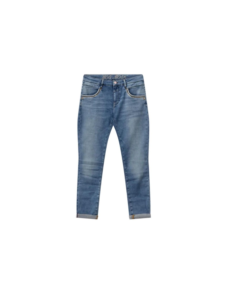 Clothing & Accessories Mos Mosh | Mos Mosh - Naomi Horizon Jeans - 161990 Light Blue