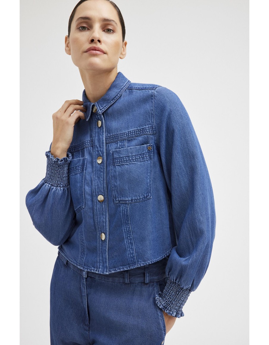 Clothing & Accessories Gustav Denmark | Gustav Denmark - 52611 6720 - Edele Jacket Denim