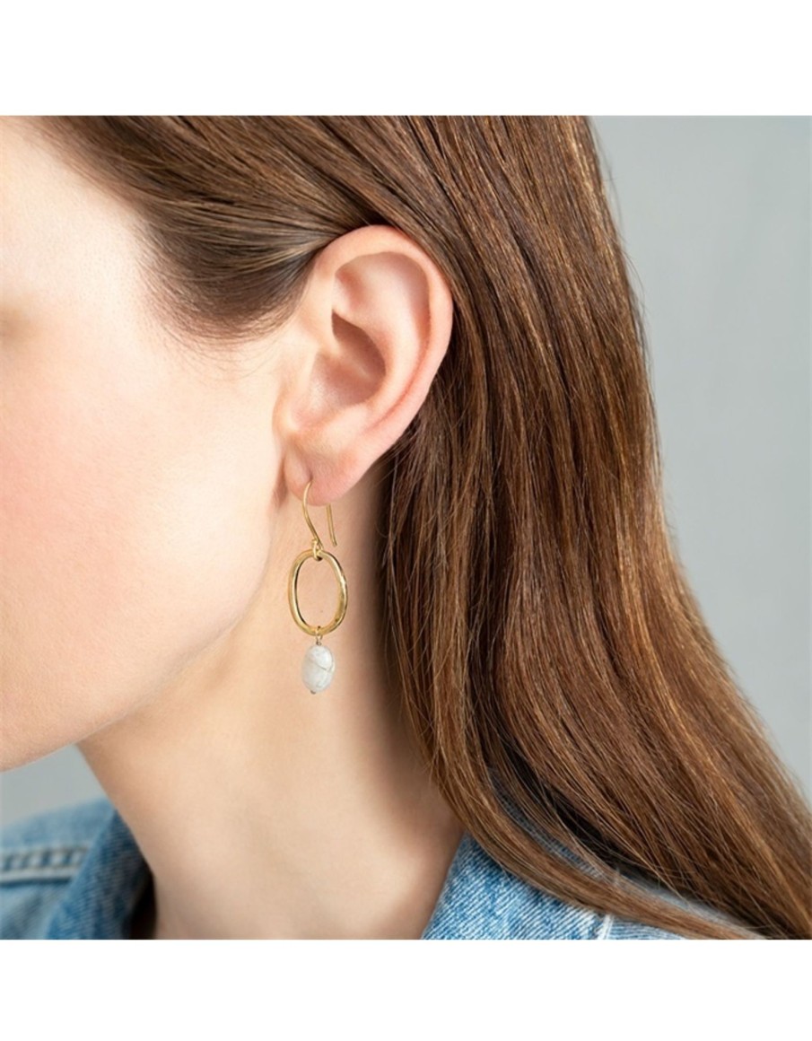 Clothing & Accessories A beautiful Story | A Beautiful Story - Graceful Gold Plated Earrings