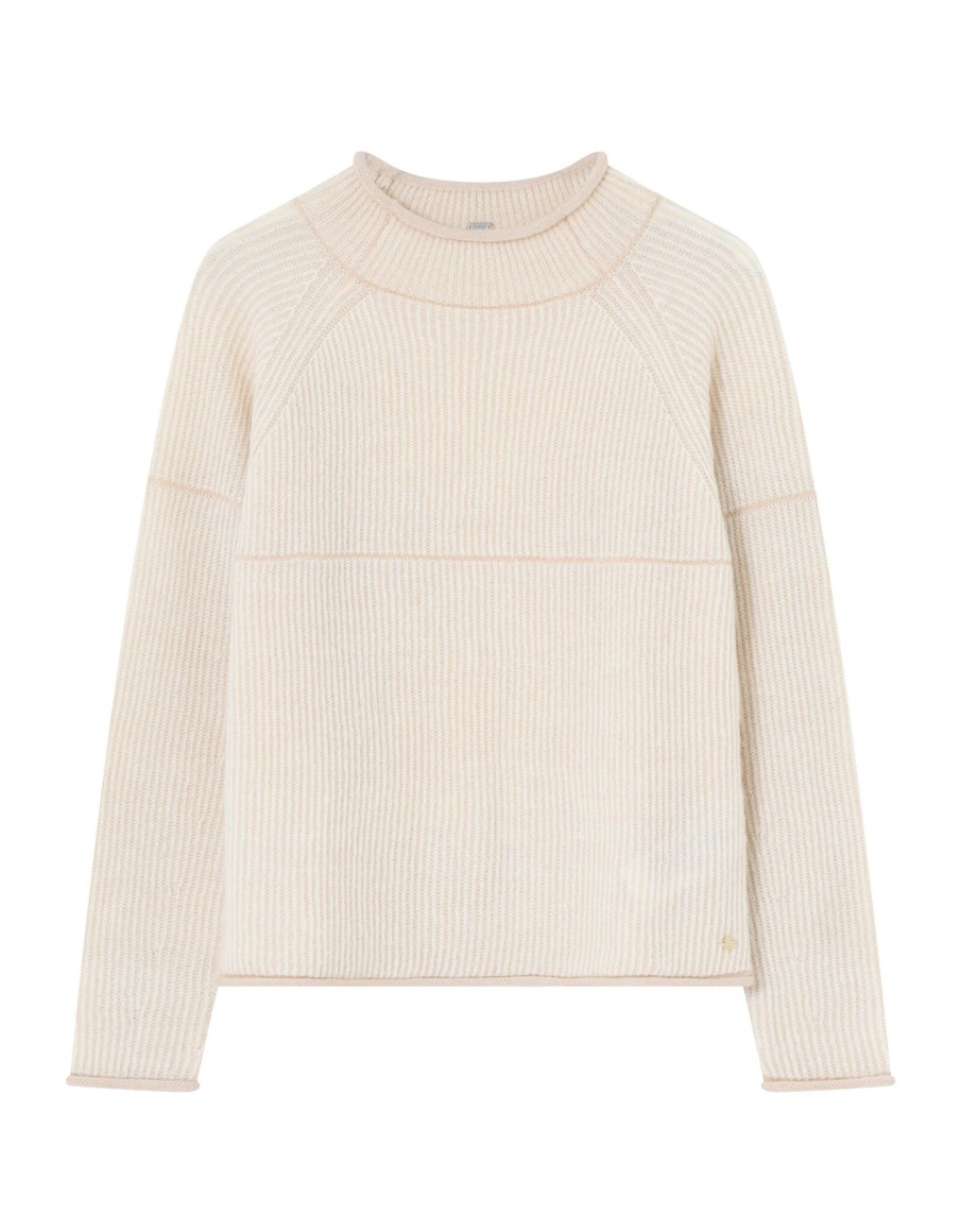 Clothing & Accessories Gustav Denmark | Gustav Denmark - 52430 3713 - Tracy Knit Cafe Creme