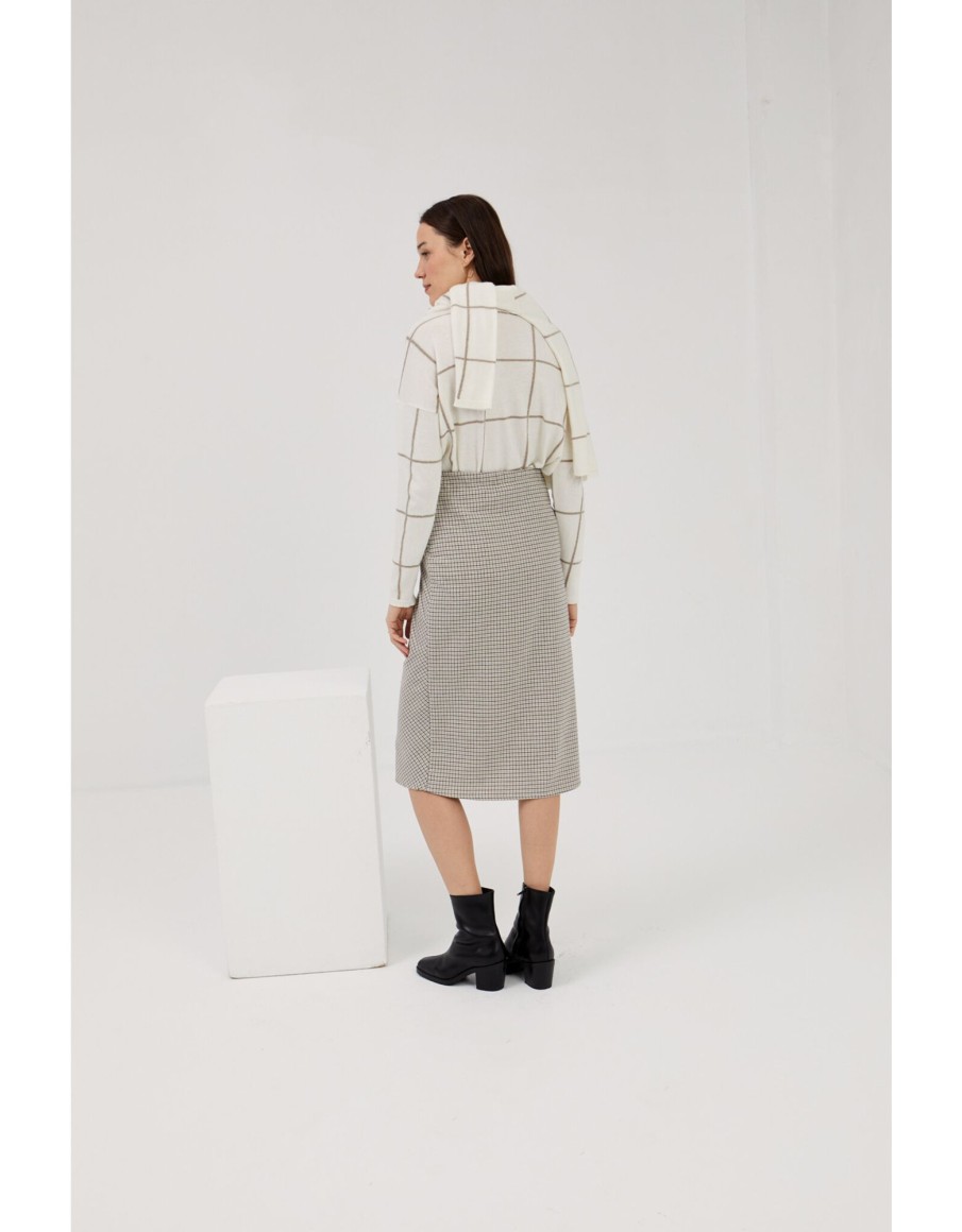 Clothing & Accessories Mus & BomBon | Mus & Bom Bon -A Greda4- Skirt Check