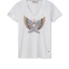 Clothing & Accessories Mos Mosh | Gethi Deco Tee White