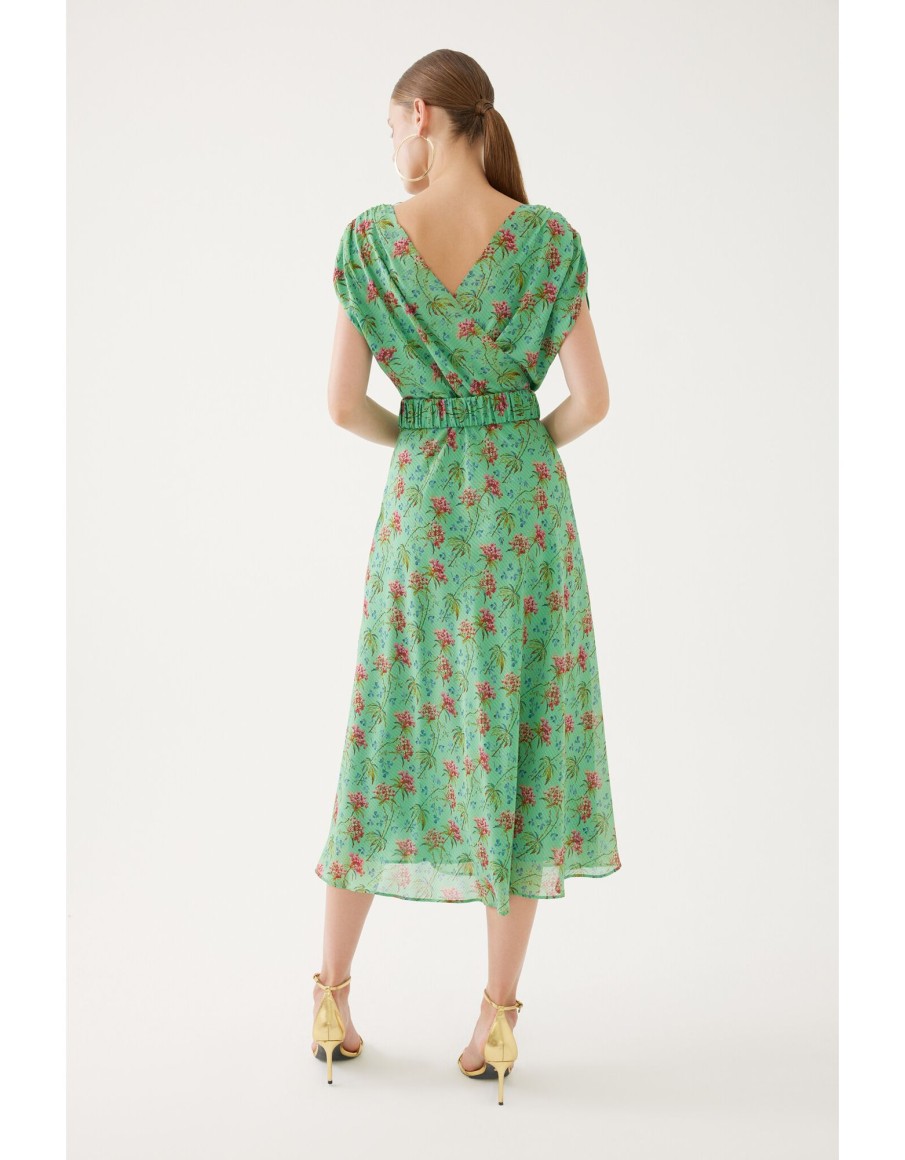 Clothing & Accessories Exquise | Exquise - 4218018 - Dress Green