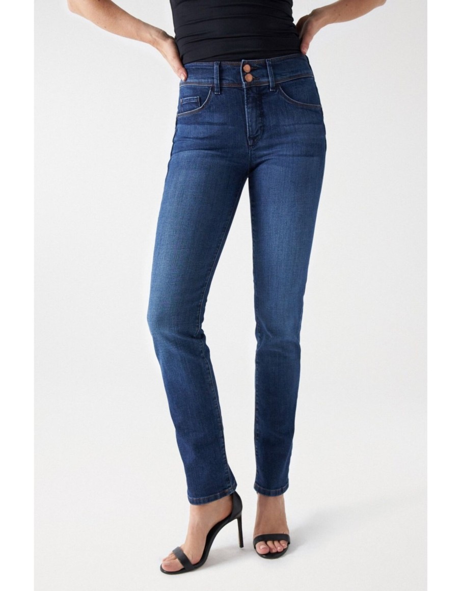 Clothing & Accessories Salsa Jeans | Salsa - 111674 - Secret Slim Medium Wash