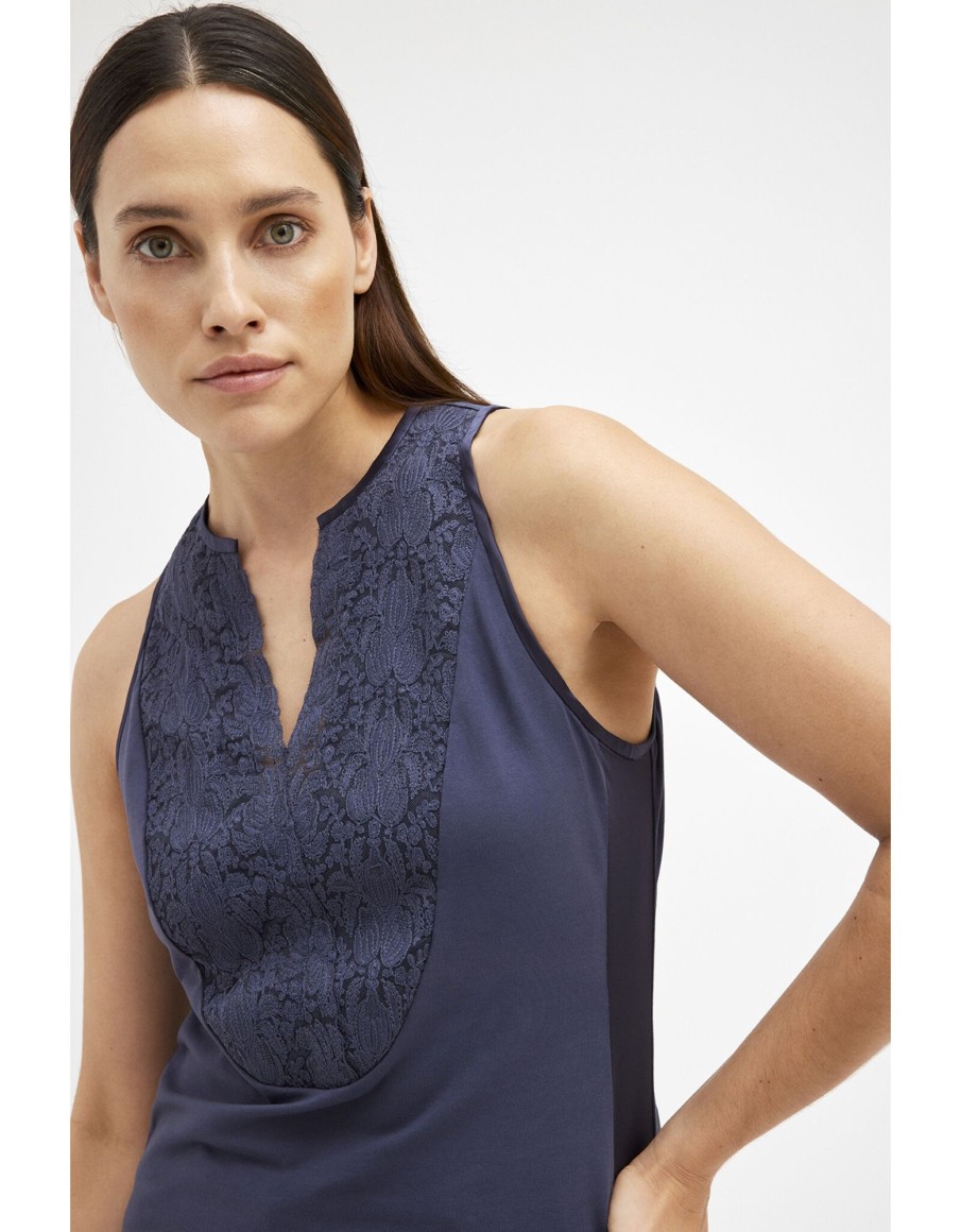 Clothing & Accessories Gustav Denmark | Gustav Denmark - 52600 7228 - Delia Lace Top