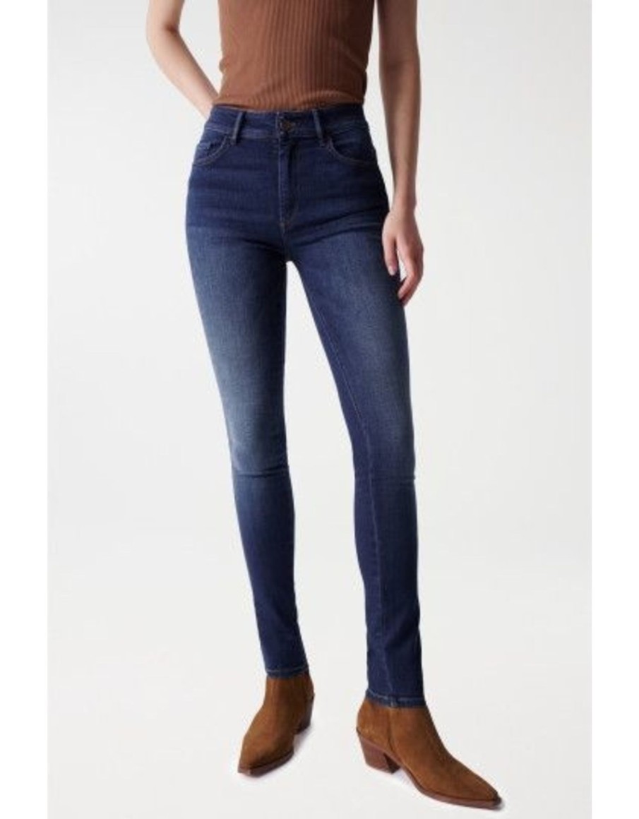 Clothing & Accessories Salsa Jeans | Salsa - 21005551 -Destiny Skinny Med Wash